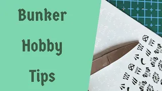 Bunker Hobby Tips: Applying Decals and Transfers to miniatures