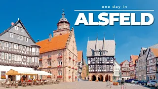 ONE DAY IN ALSFELD (GERMANY) | 4K UHD | Sightseeing tour through a historic half-timbered town