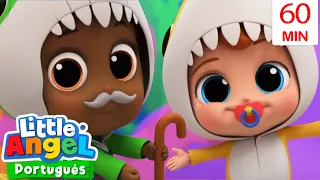 Bebê Tubarão ! | 1 HORA de Músicas Infantis em Português 🎵 | Little Angel Brasil