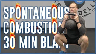 Spontaneous COMBUSTION | Rapid 30 Minute Full Body Kettlebell Workout | Day 1