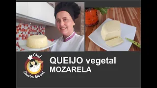 QUEIJO VEGANO MOZARELA (fácil de fazer e derrete), sem lactose, sem sofrimento animal!