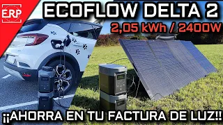 Estación de ENERGÍA ECOFLOW DELTA 2 / ¡¡Ahorra en tu FACTURA DE LA LUZ!! Prueba / Test / Review