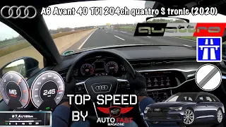 Audi A6 40 TDI 204HP | TOP SPEED AUTOBAHN DRIVE POV