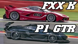 Sound comparison - Ferrari FXX K vs McLaren P1 GTR