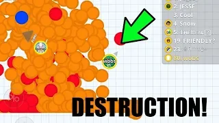 INSANE DESTROYING TEAMS in AGAR.IO MOBILE | 2 vs TL CLAN | Epic TRICKS in Agario!