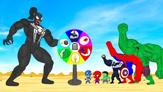 Rescue Team HULK Family & SPIDERMAN, CAPTAIN vs GIANT - SHE VENOM : Who Is The King Of Super Heroes?