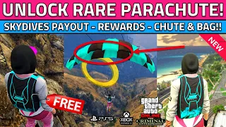 How To Unlock RARE Skydive Junk Energy Parachute Bag & Chute In GTA 5 Online! Reward,Payout,Location