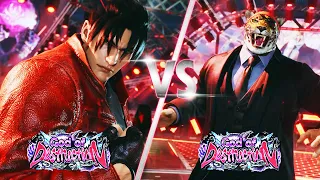 Tekken 8 JIN (GOD OF DESTRUCTION) VS KING(GOD OF DESTRUCTION) - Ranked Matches Intense Match