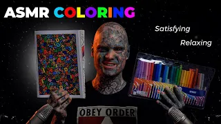 🎨🌈 ASMR 2 hours of COLORING - No talking relaxing ASMR for sleep