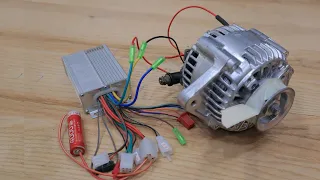BLDC Motor From Alternator High Speed Motor Make From Alternator