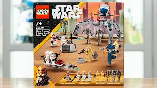 LEGO Star Wars 75372 CLONE TROOPERS & BATTLE DROIDS BATTLE PACK Review! (2024)