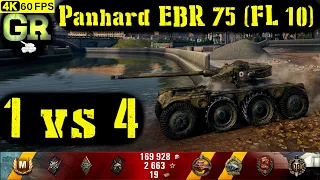 World of Tanks Panhard EBR 75 (FL 10) Replay - 9 Kills 3.6K DMG(Patch 1.4.0)