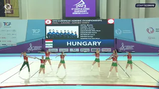 Hungary - 2023 Aerobics Junior European silver medallists, Aerobic Dance