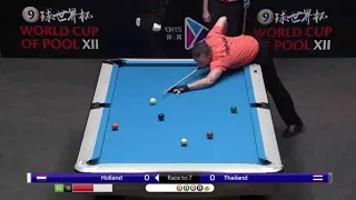 Holland vs Thailand | 2018 World Cup of Pool | Round 1