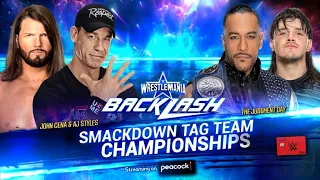 WWE2K23 Universe Mode | AJ Styles & John Cena vs. The Judgment Day | SmackDown Tag Team Titles Match
