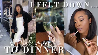 SOLO DATE VLOG | How to Give Yourself Grace + Day to Night Makeup