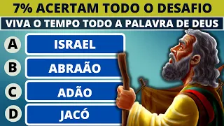 20 PERGUNTAS BÍBLICAS DE NÍVEL FÁCIL MÉDIO E DIFÍCIL - QUIZ BÍBLICO #222