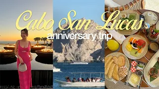 CABO ANNIVERSARY VLOG | nobu hotel, must-try restaurants, reminiscing on our wedding memories