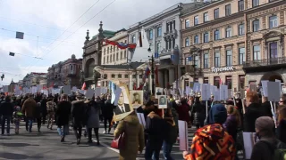 "Бессмертный полк". Санкт-Петербург. 9 мая 2017 года