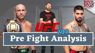 Alexander Volkanovski Vs Ilia Topuria UFC 298 Pre Fight Analysis