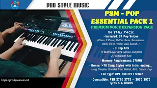 PART 2 - Demo Styles in "PSM-Pop Essential V.1 - Premium Voice & Style expansion"