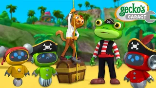 Pirate Treasure Hunt 🏴‍☠️ | Gecko's Garage | Trucks For Children | Cartoons For Kids