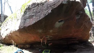 Cosmos, 7c+/8a, Albarracin, Climbed by Loïc Debry