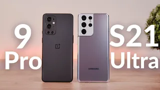 Galaxy S21 Ultra vs OnePlus 9 Pro: Fierce Flagships