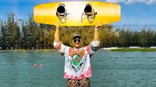 IS THIS THE BEST WAKEBOARD OF 2023?? SLINGSHOT WAKE 2023 SALMON BOARD REVIEW!