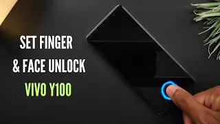 Vivo Y100 How To Set Finger Sensor & Face Unlock | Fast & Smooth |