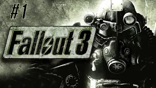 Fallout 3  (1 серия)  Полное прохождение игры - Стрим