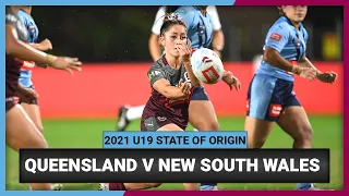 Queensland v New South Wales | Full Match Replay | Women's U19 State of Origin 2021
