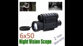 WG650 Night Vision Monocular Night Hunting Scope Sight Riflescope Night Vision Binoculars Optical