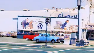 Los Angeles 1950s, Wilshire Blvd | 4k and Remastered