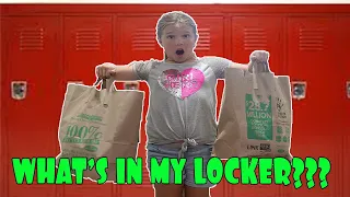 What's In My Locker? End Of School Locker Cleanout