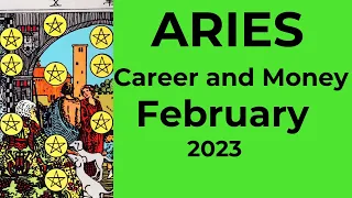 Aries: Your Rare TALENT Attracts Your ABUNDANCE & SUCCESS! 💰 Feb 2023 CAREER AND MONEY Tarot Reading