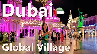 Dubai Global Village East Market Walking Tour 4K 🇦🇪