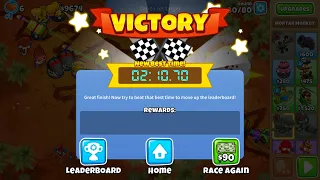 Btd6 Race Guide 'Cracking Up' on Mobile - 2:10