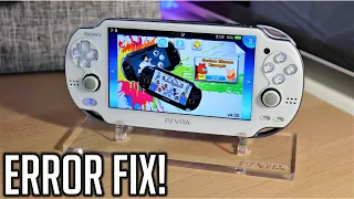 PS Vita Hacks: Corrupted Custom Themes Solved - Fix Errors August 2020 - (C2-12828-1)(C2-17126-7)