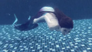 Mermaid Lushi First Swim with Kraken Mertailor Fantasea Too