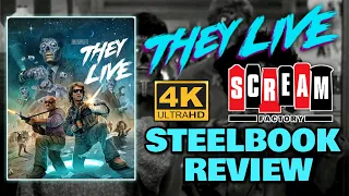 THEY LIVE (1988) SCREAM FACTORY COLLECTORS EDITION 4K STEELBOOK UNBOXING! ** Obey And Consume!
