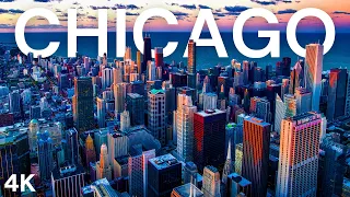 Chicago, USA 🇺🇸 4K Ultra HD Drone Video - Flying Over Chicago