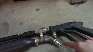 Simple multi shot pneumatic QEV air gun rifle & How To