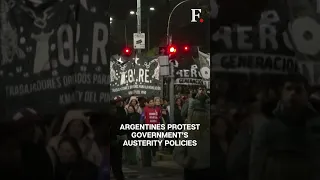 Thousands Protest Over IMF Deal in Buenos Aires