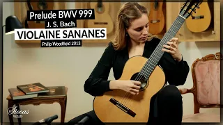 Violaine Sananes plays Prelude BWV 999 by J. S. Bach on a 2013 Philip Woodfield No. 335