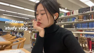 productive uni life vlog 📑 midterm studying, libraries, busy days