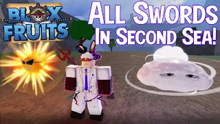 All Swords Locations in Second Sea - Blox Fruits