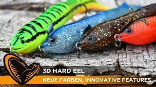 3D HARD EEL: Neue Farben, innovative Features des Hybrid Köders! Hechtköder von Savage Gear