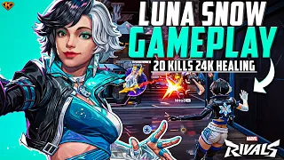 LUNA SNOW is The Best Healer Strategist in Marvel Rivals! | Luna Snow Gameplay Ranked