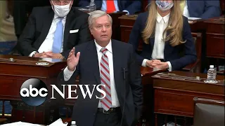 Lindsey Graham delivers remarks on Capitol breach